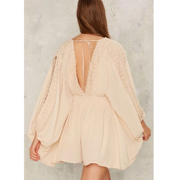 The original Nasty gal crochet boho romper-offers welcome! - Picture 3 of 7